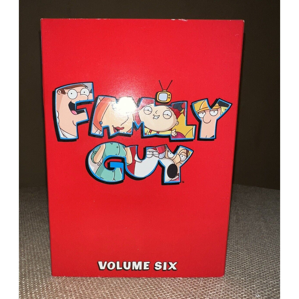 FAMILY GUY: Volume 6 DVDs--2007-2008 --Set of 3 DVD's